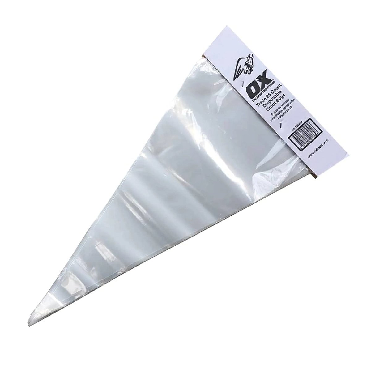 Trade Disposable Plastic GroutBags/Liners - 25 Pack