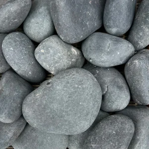 Black Mexican Beach Pebbles 3”-5”